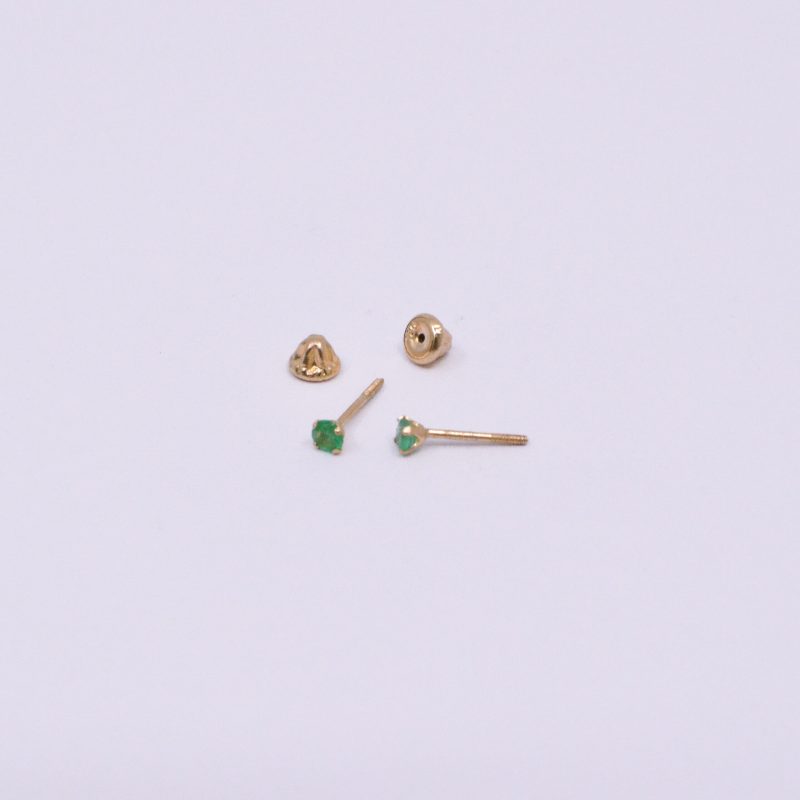 Topos Esmeraldas Oro 18k/2,5MM - Image 2