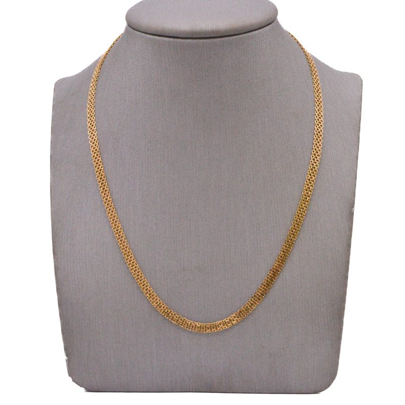 Cadena Bismark / 45cm Oro 18k