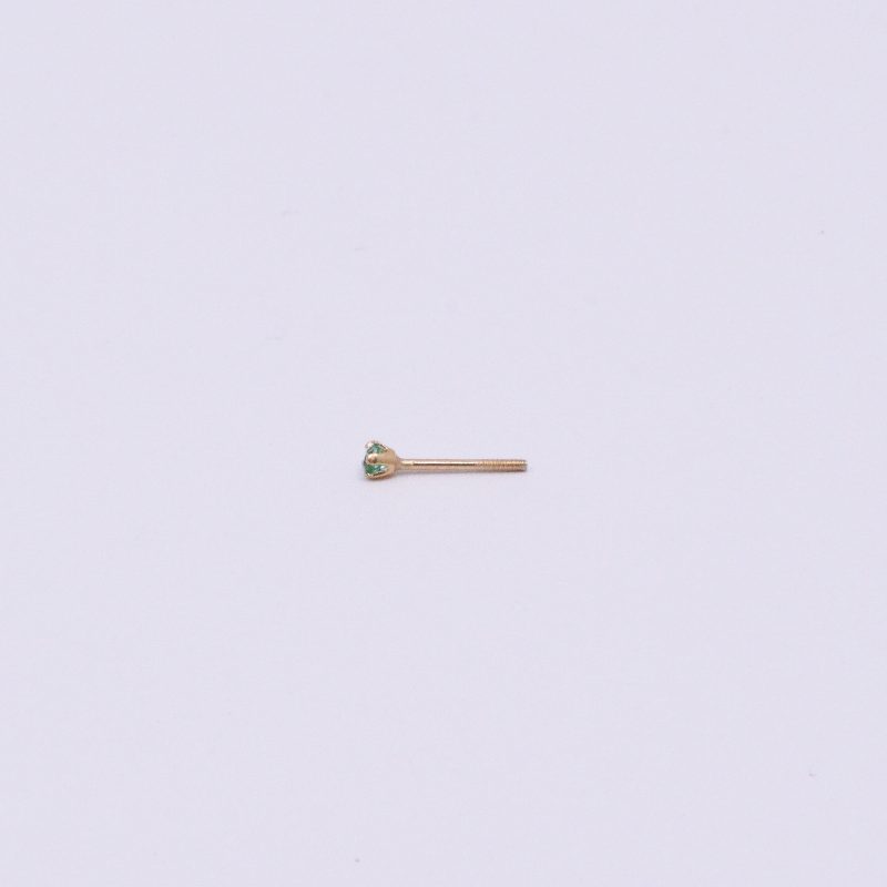 Topos Esmeraldas Oro 18k/2MM - Image 2