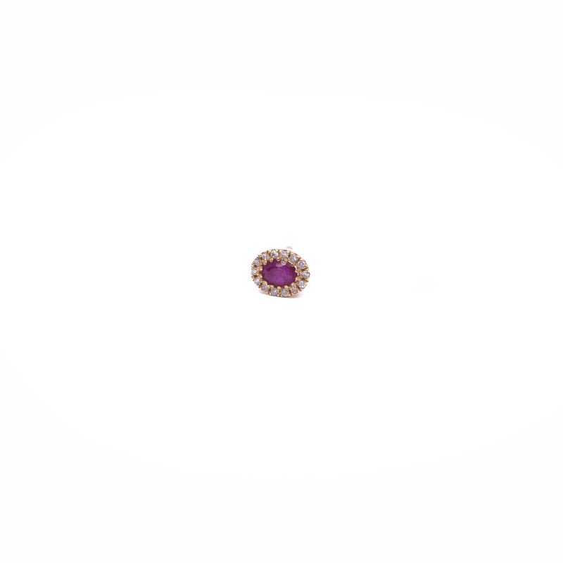 Topos Oro 18k con Diamantes y Rubí - Image 3