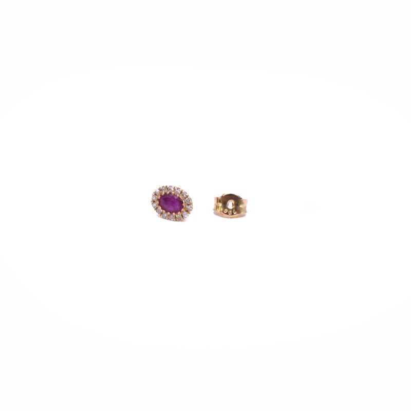 Topos Oro 18k con Diamantes y Rubí - Image 2