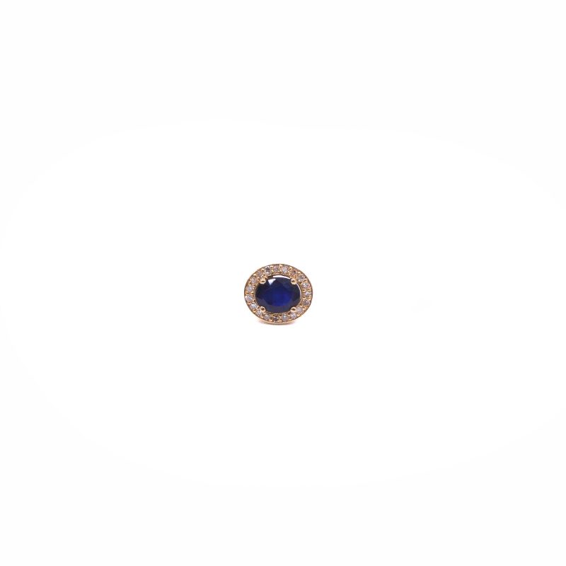 Topos Oro 18k con Diamantes y Zafiro - Image 3