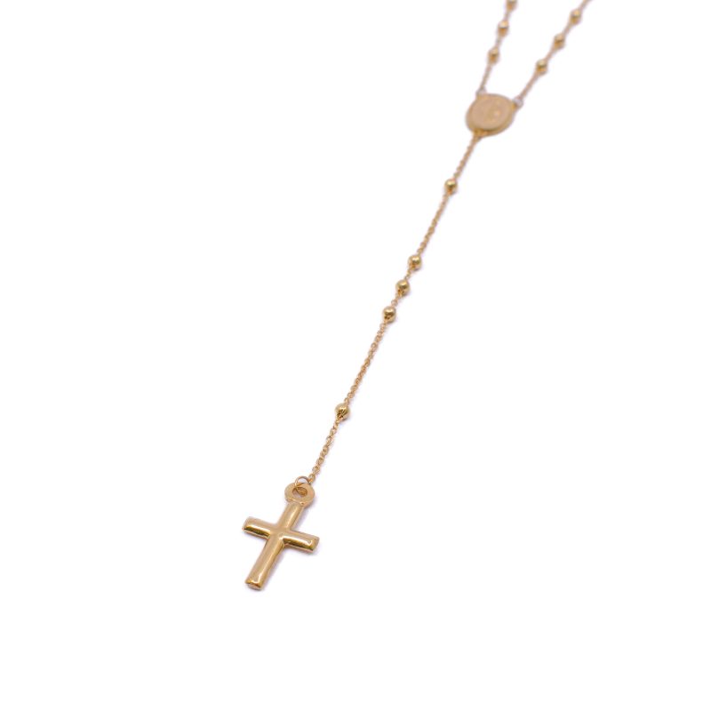 Rosario Liso Oro 18k / 48cm - Image 3