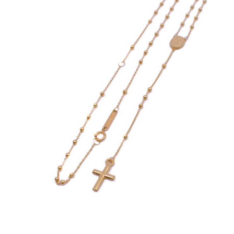 Rosario Liso Oro 18k / 48cm - Image 5