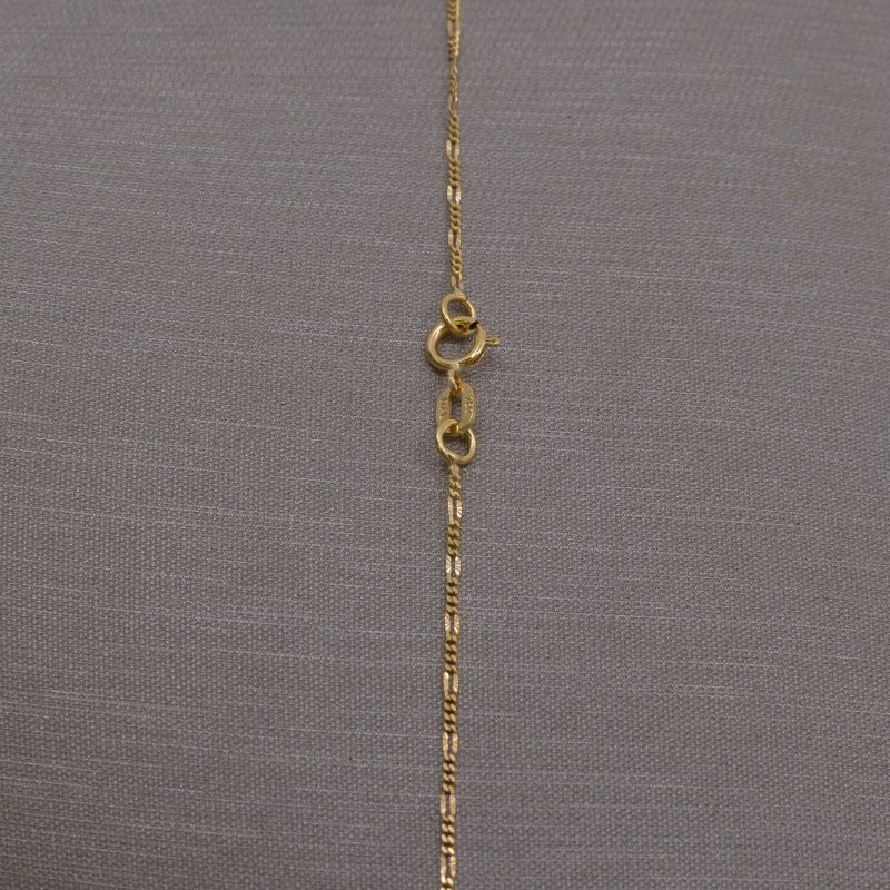 Cadena Mini Figaro Diamantada Oro 18k / 50cm - Image 2