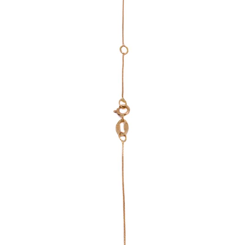 Cadena con Punto Diamante Oro 18k / 40cm - Image 2