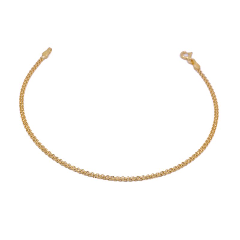 Pulsera Bismark 1 Carril Oro 18k / 20cm