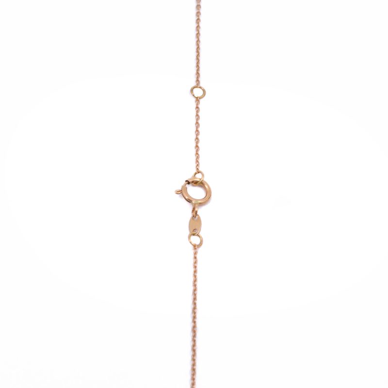 Cadena 3 Estrellas con Diamantes Oro 18k / 40cm - Image 2