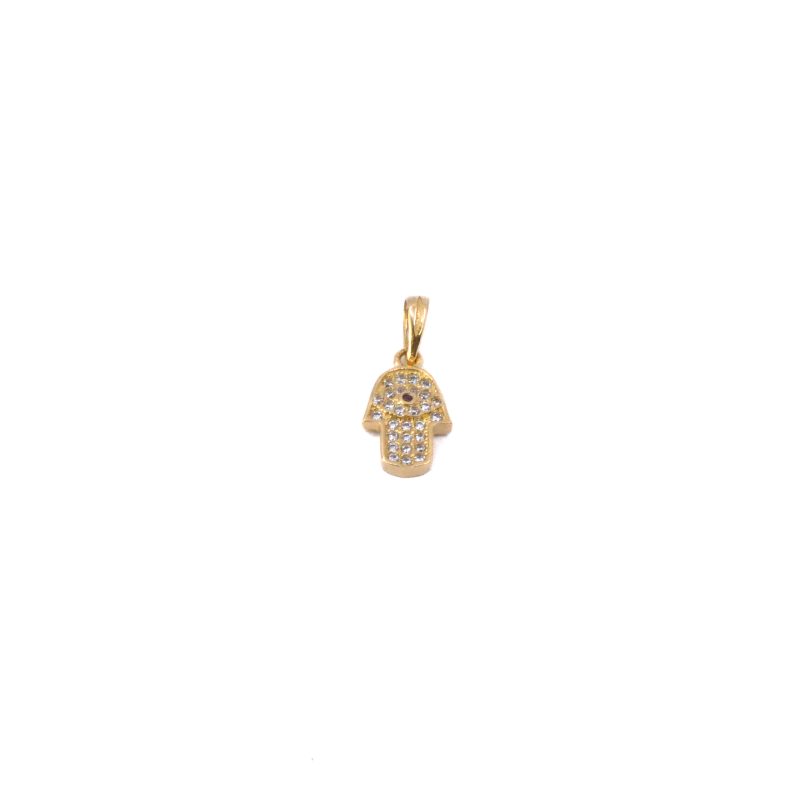 Dije Mano Hamsa Oro 18k