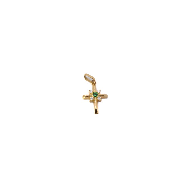 Dije Cruz 2 Oro 18k