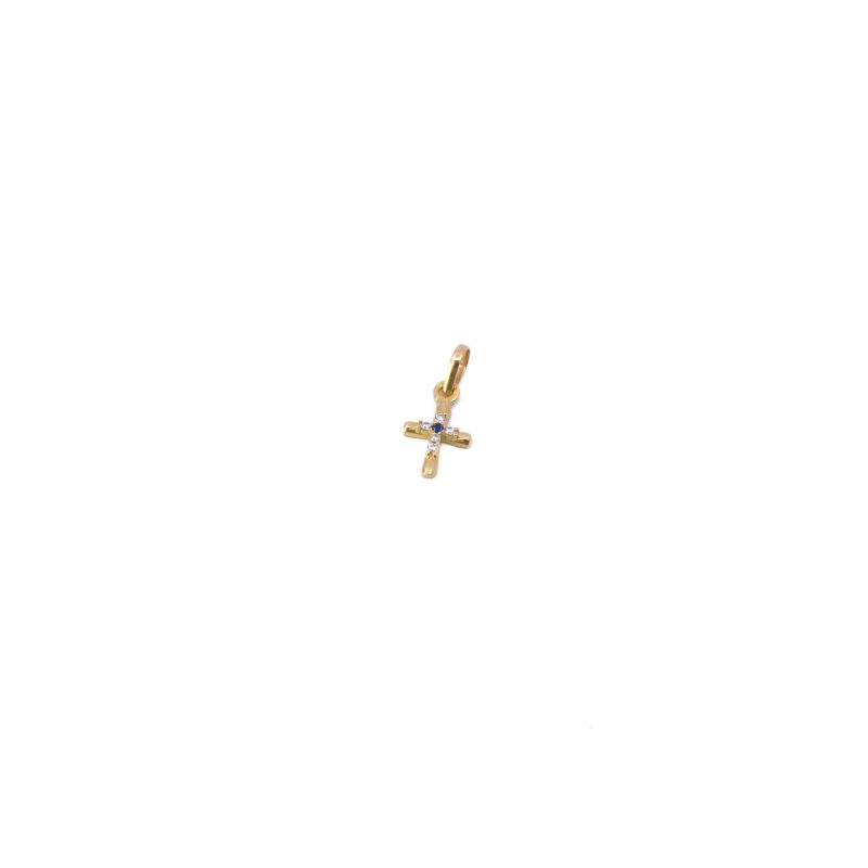 Dije Cruz 3 Oro 18k
