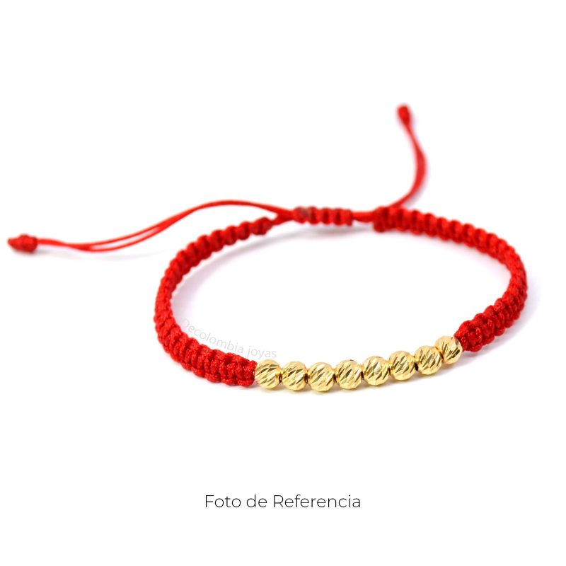 Balines Diamantados para armar pulseras Oro 18k - Image 2
