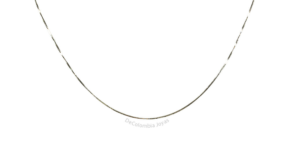 Cadena Veneciana Oro Blanco 18k/50cm - Image 2
