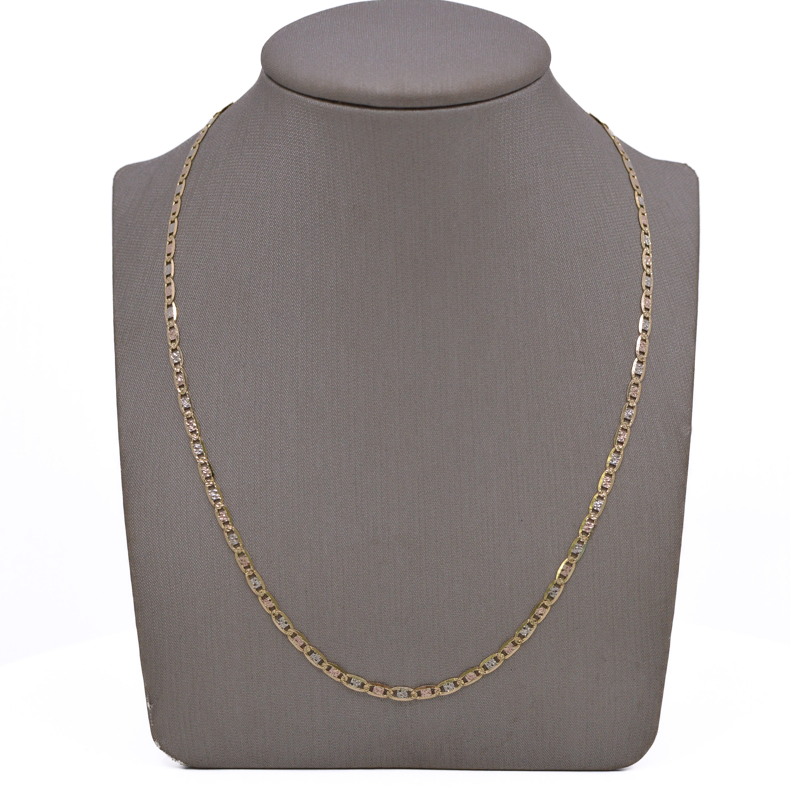 Cadena Gucci Plana 3 Oros 18k / 60cm