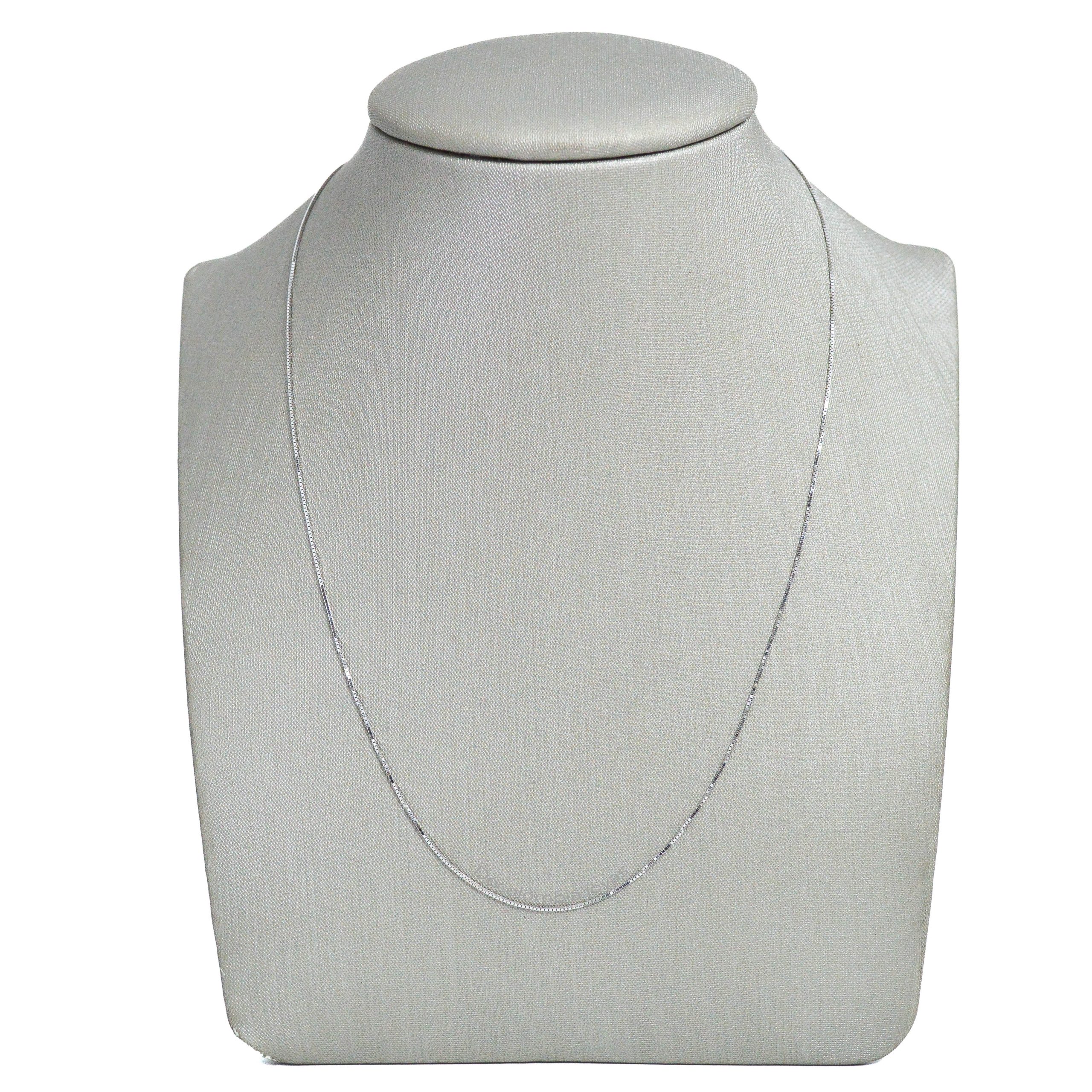 Cadena Veneciana Oro Blanco 18k/50cm