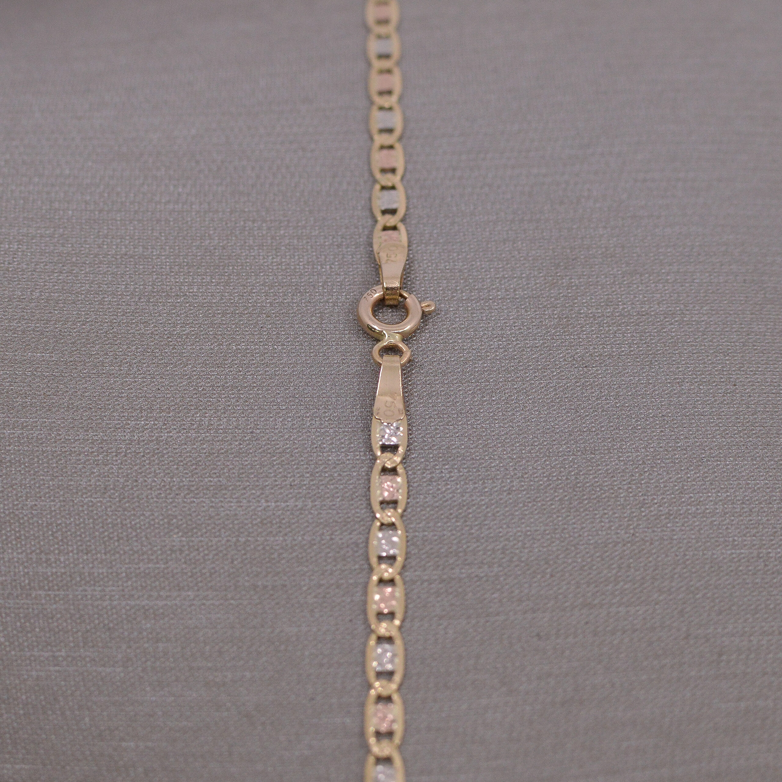 Cadena Gucci Plana 3 Oros 18k / 60cm - Image 2