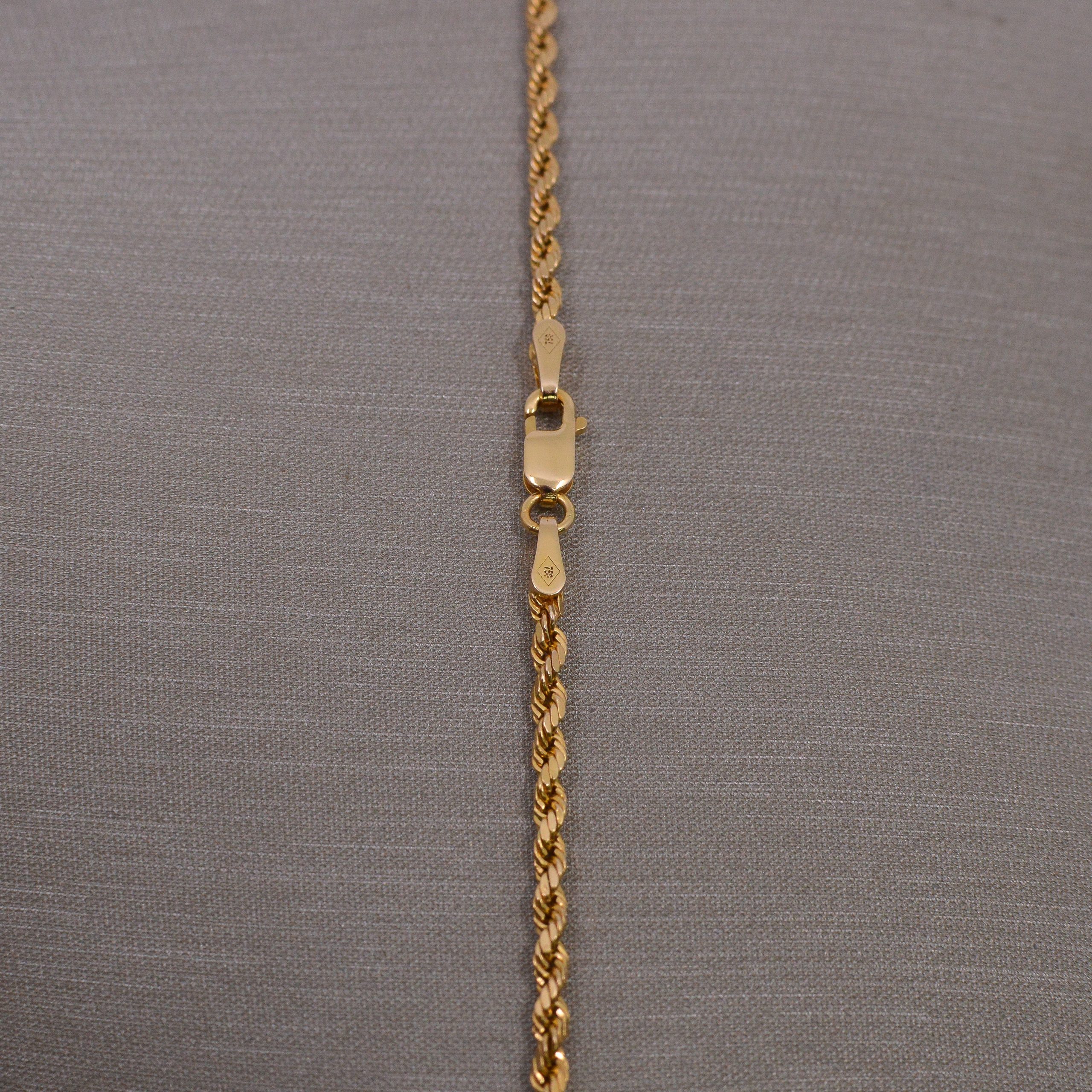 Cadena Lasso Oro 18K 45cm - Image 2