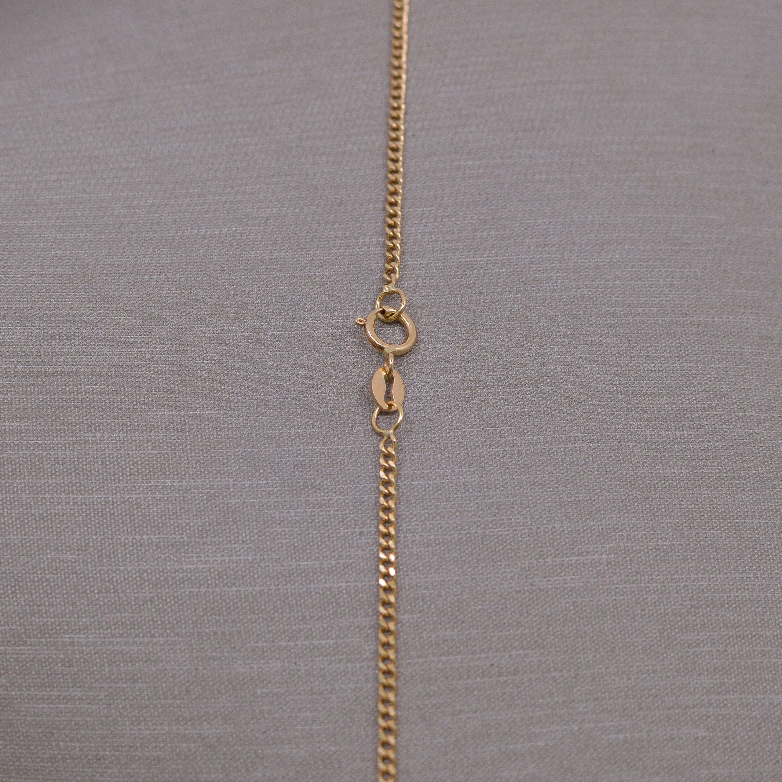 Cadena Mini Cubana Oro 18k / 60cm - Image 2