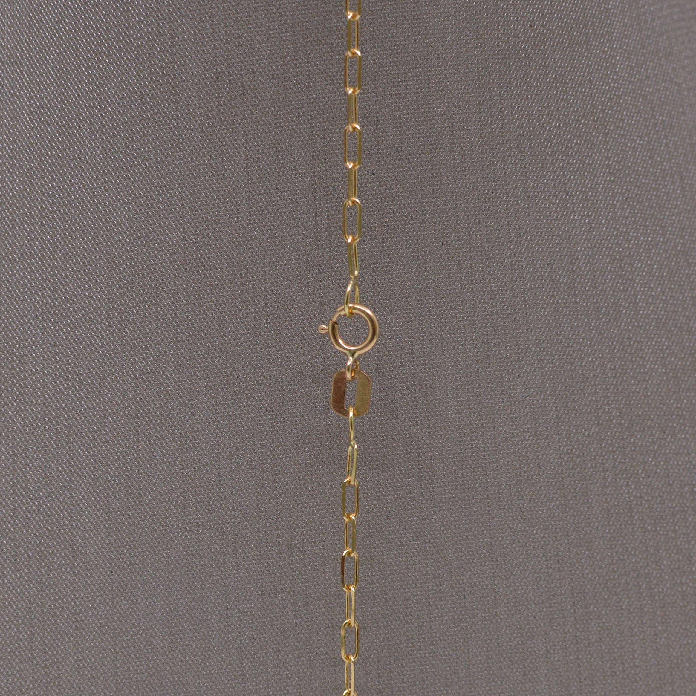 Cadena Papper Clip Oro 18k 50cm - Image 2