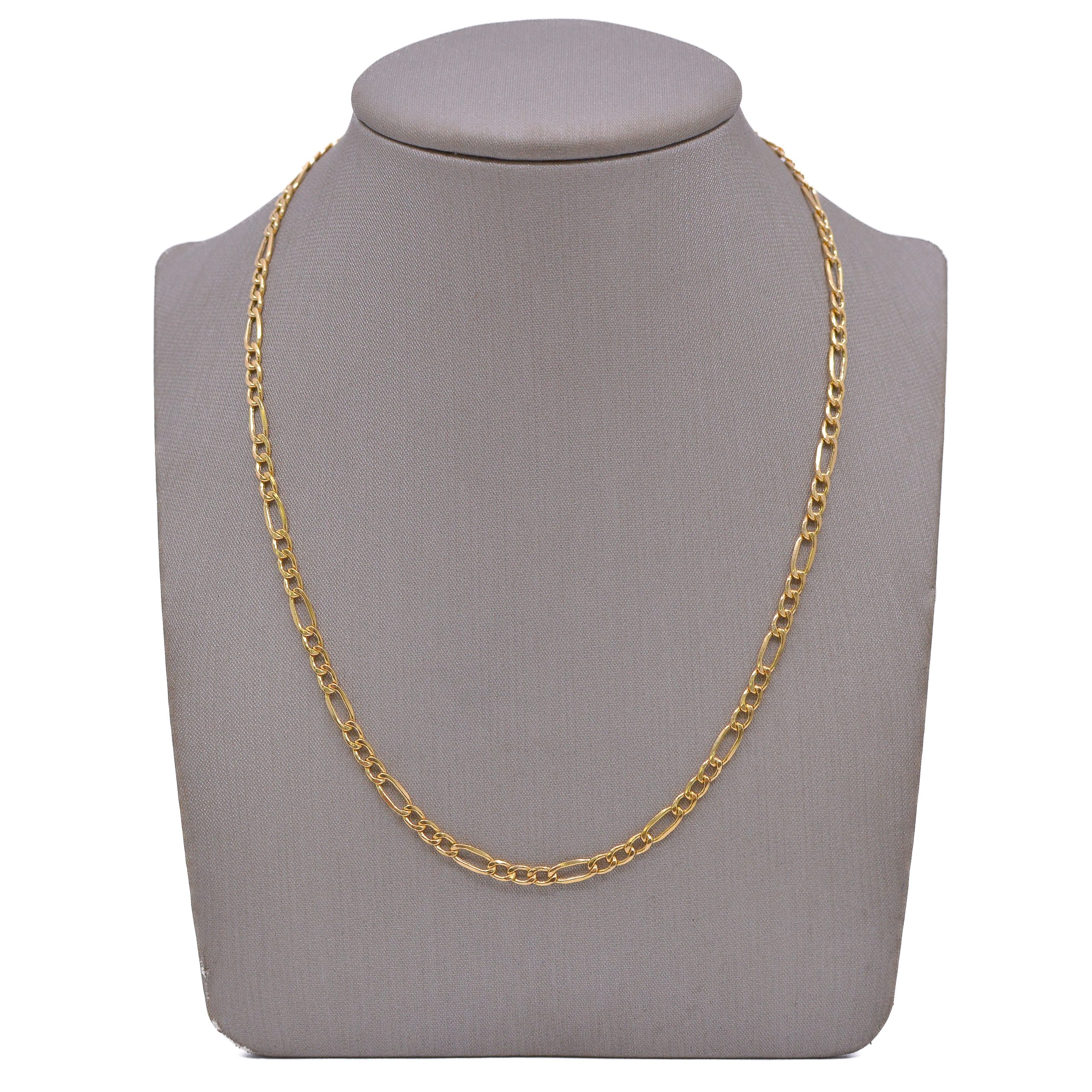 Cadena Fígaro Oro 18k / 45cm