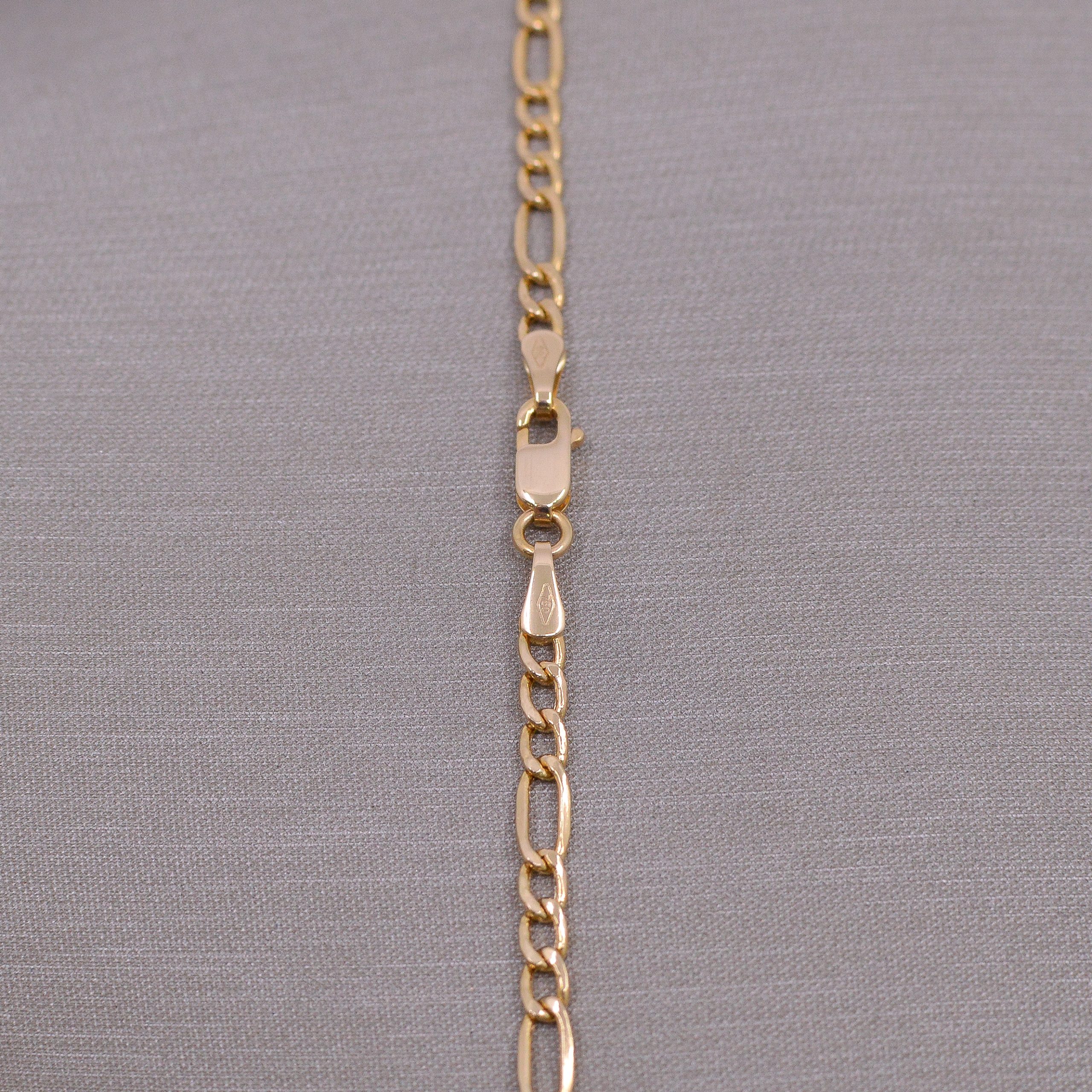 Cadena Fígaro Oro 18k / 45cm - Image 2