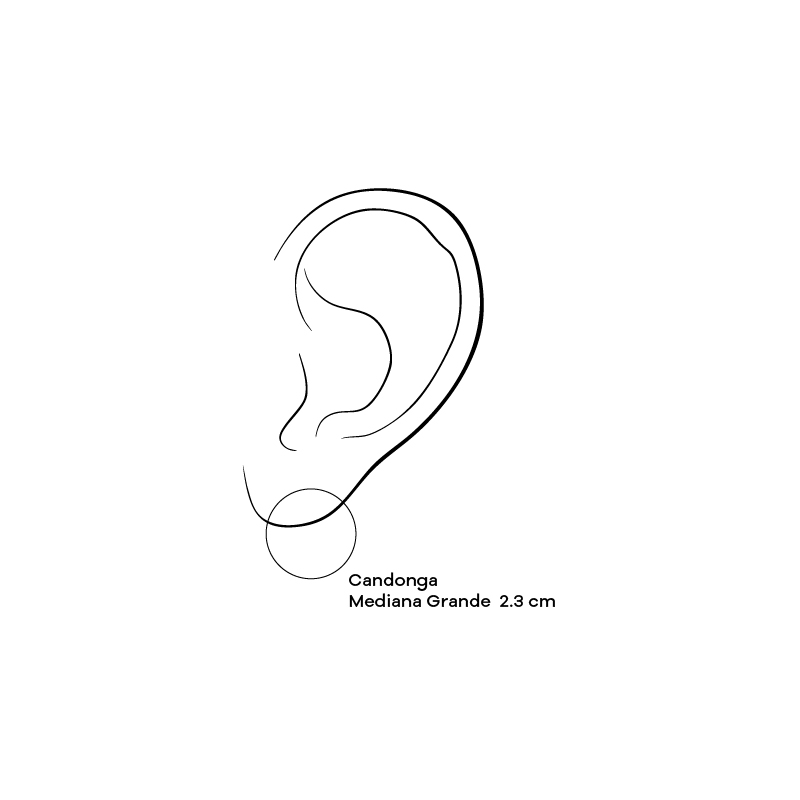 Candongas Grandes Oro 18K - Image 3