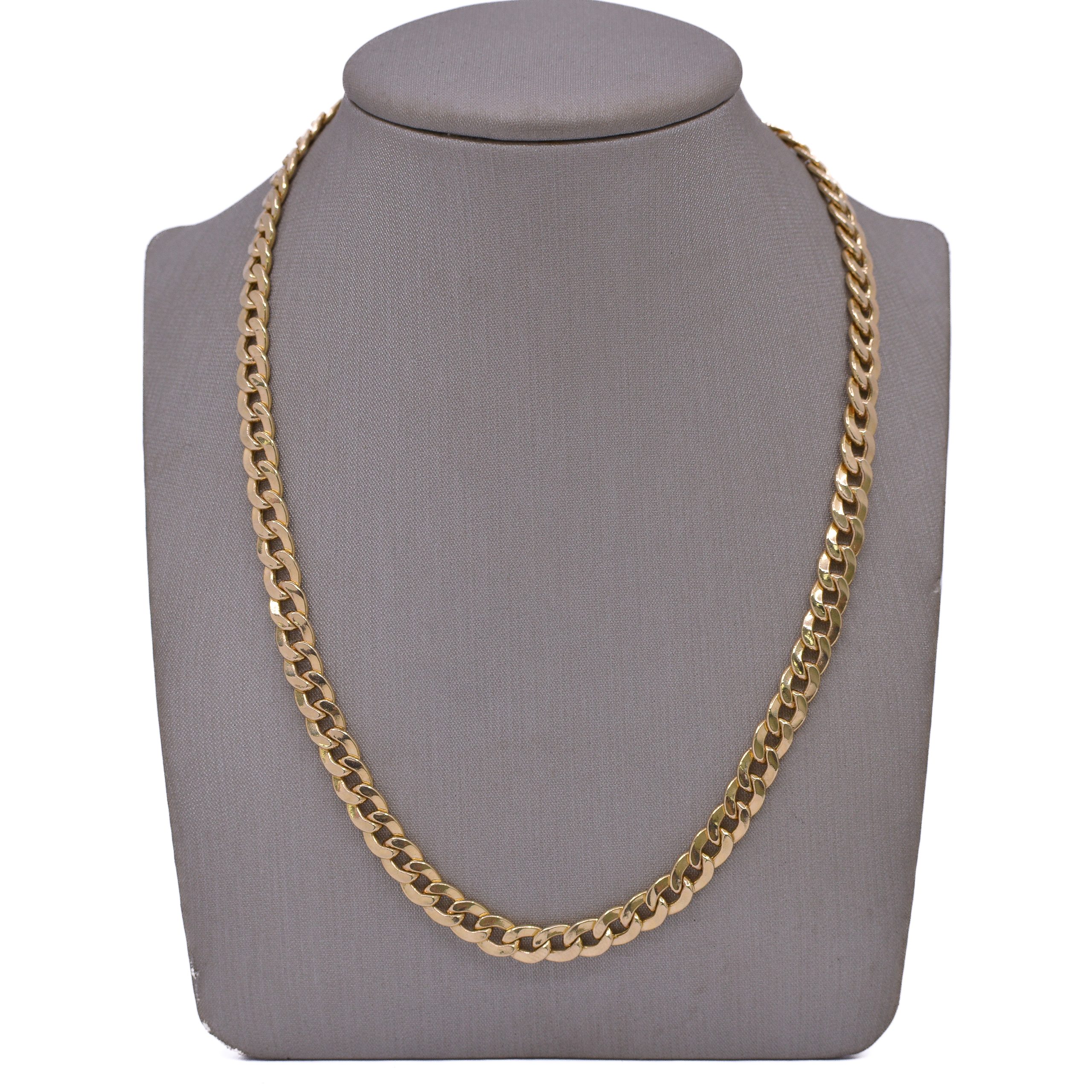 Cadena Cubana 18k / 60cm