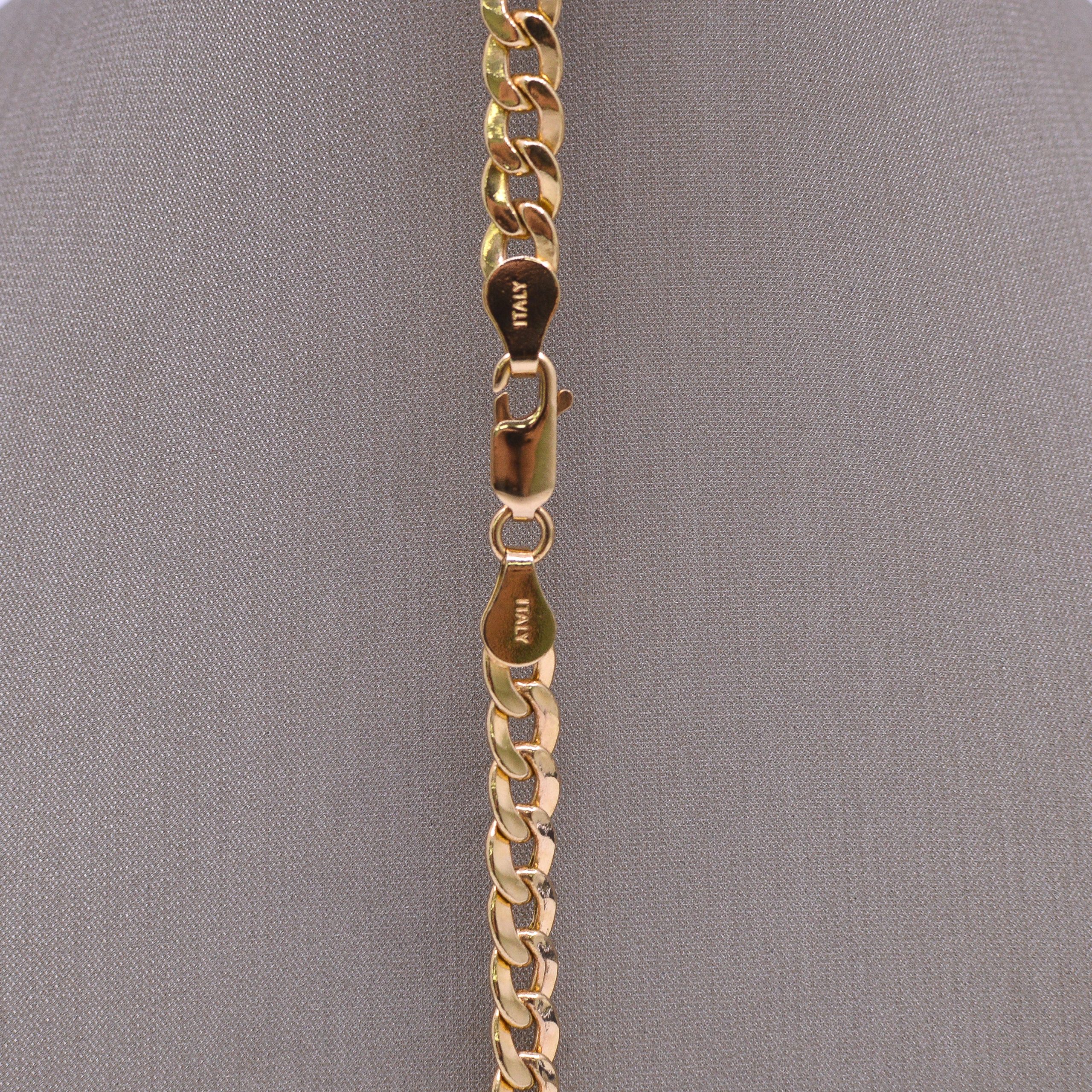 Cadena Cubana 18k / 60cm - Image 2