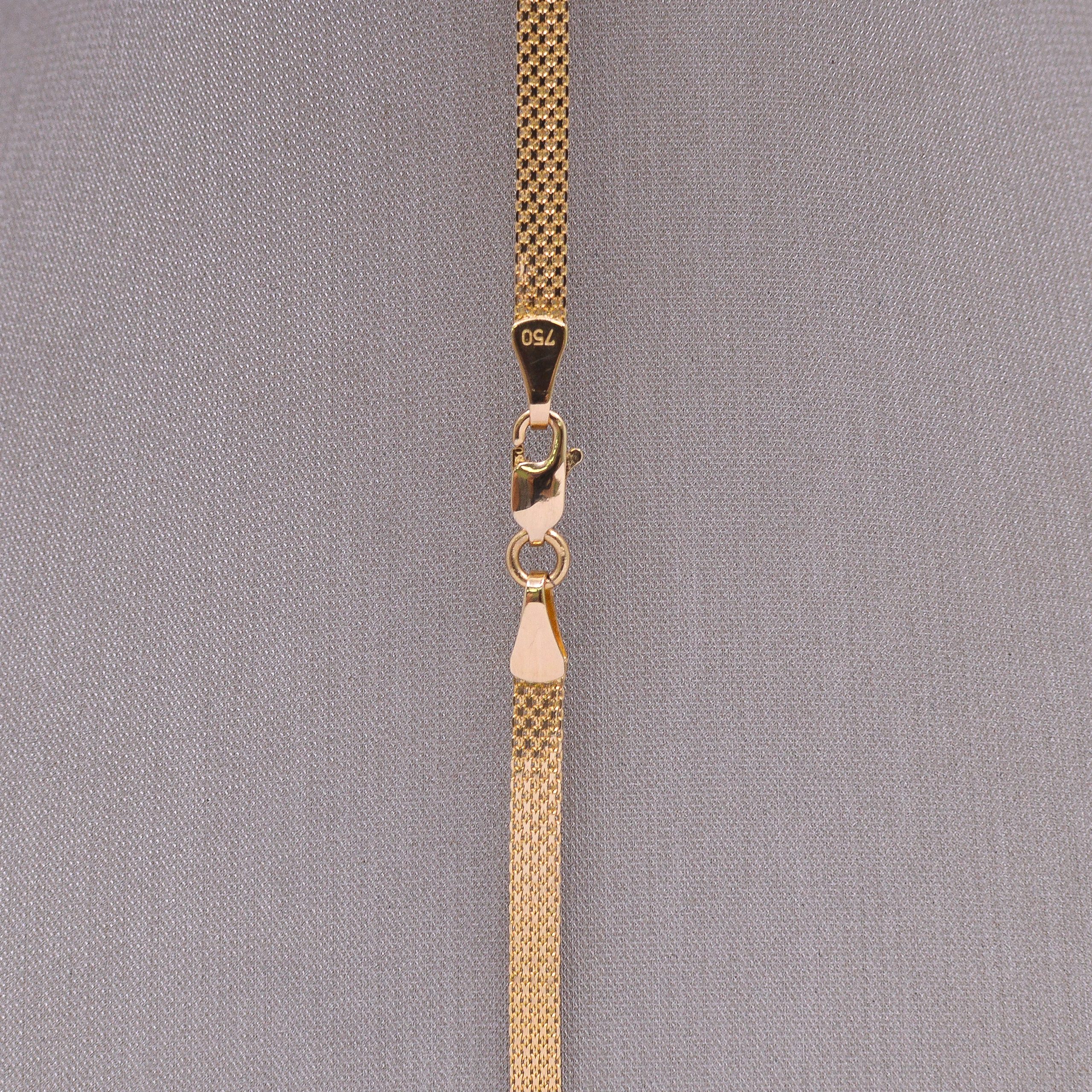 Cadena Bismark Plana 18k / 60cm - Image 2