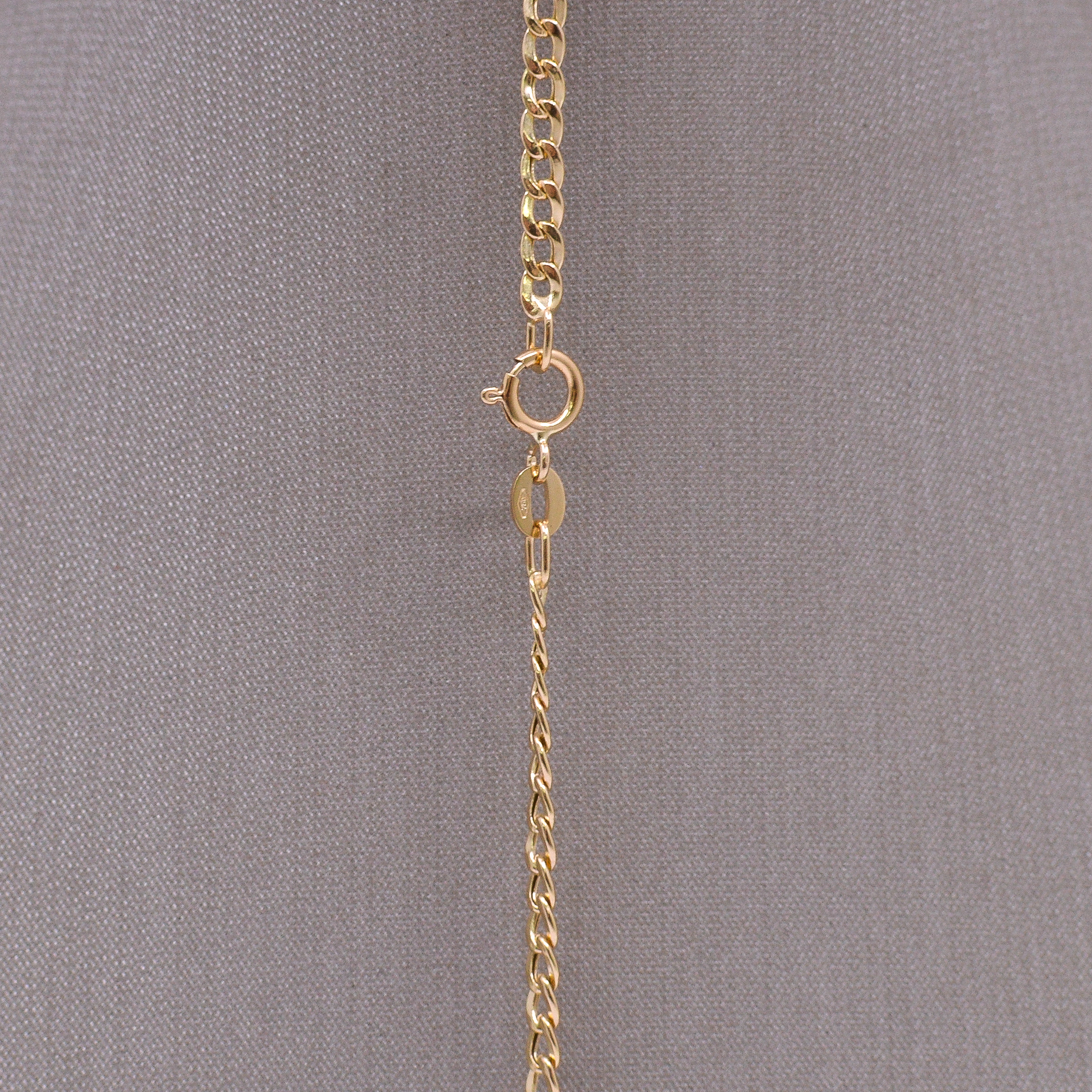 Cadena Mini Cubana 18k / 60cm - Image 2