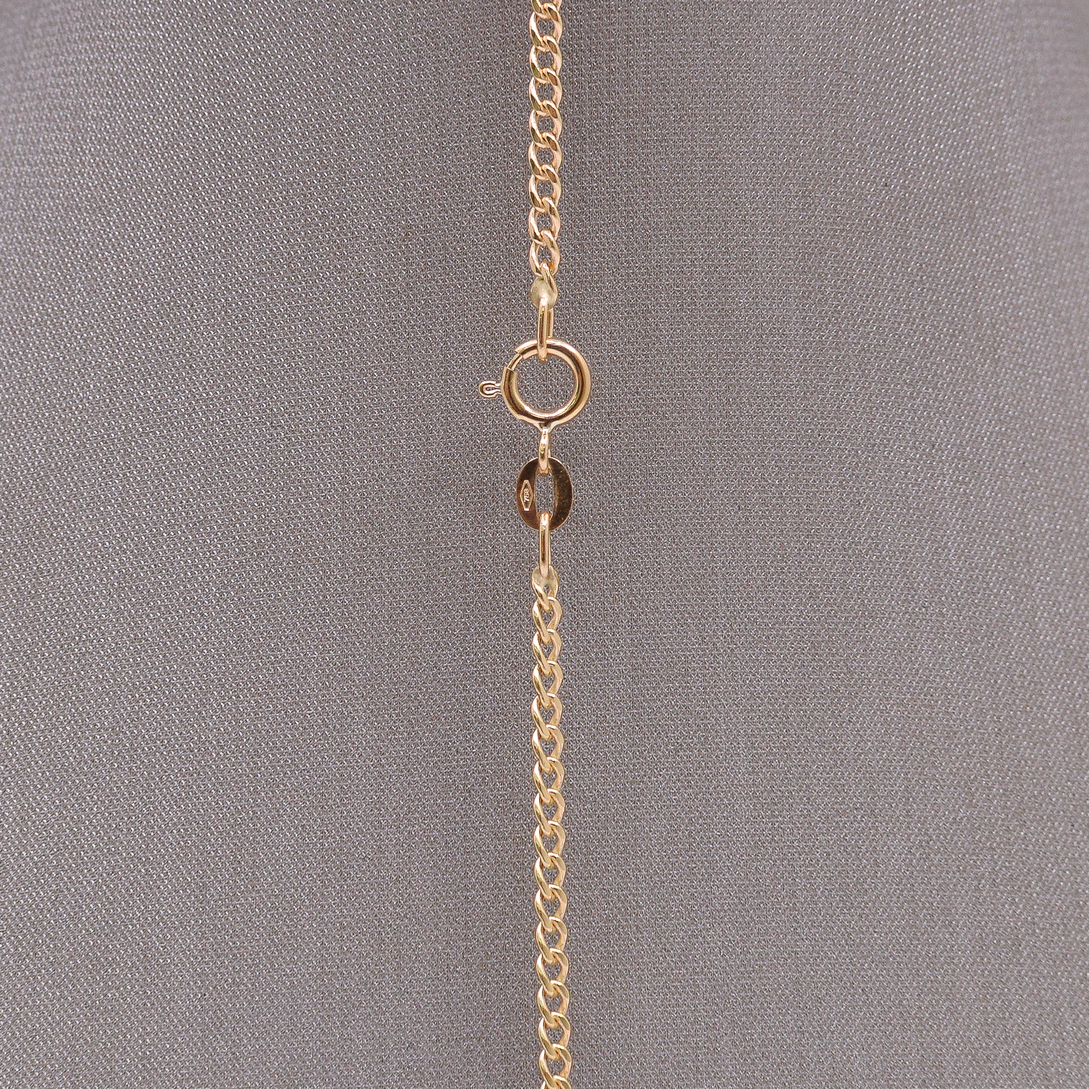 Cadena Mini Cubana 18k / 45cm - Image 2