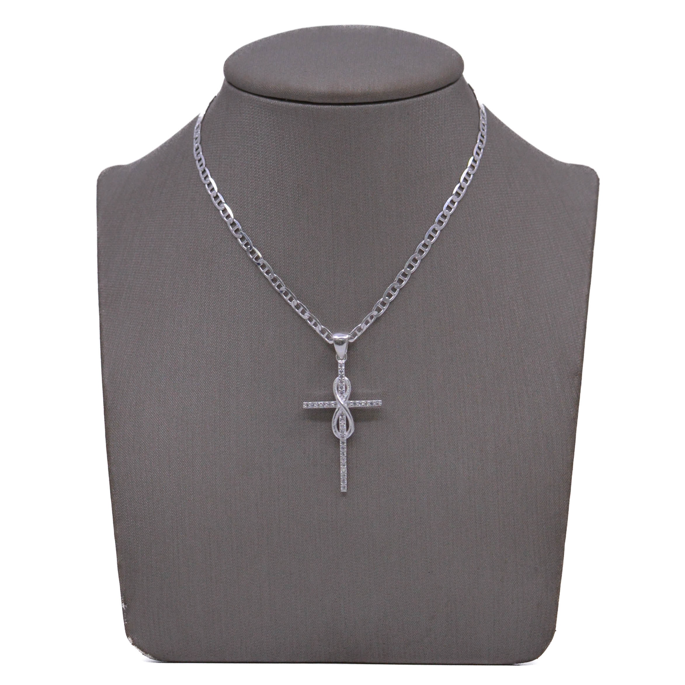 Dije Cruz Circonada Especial 925 - Image 2