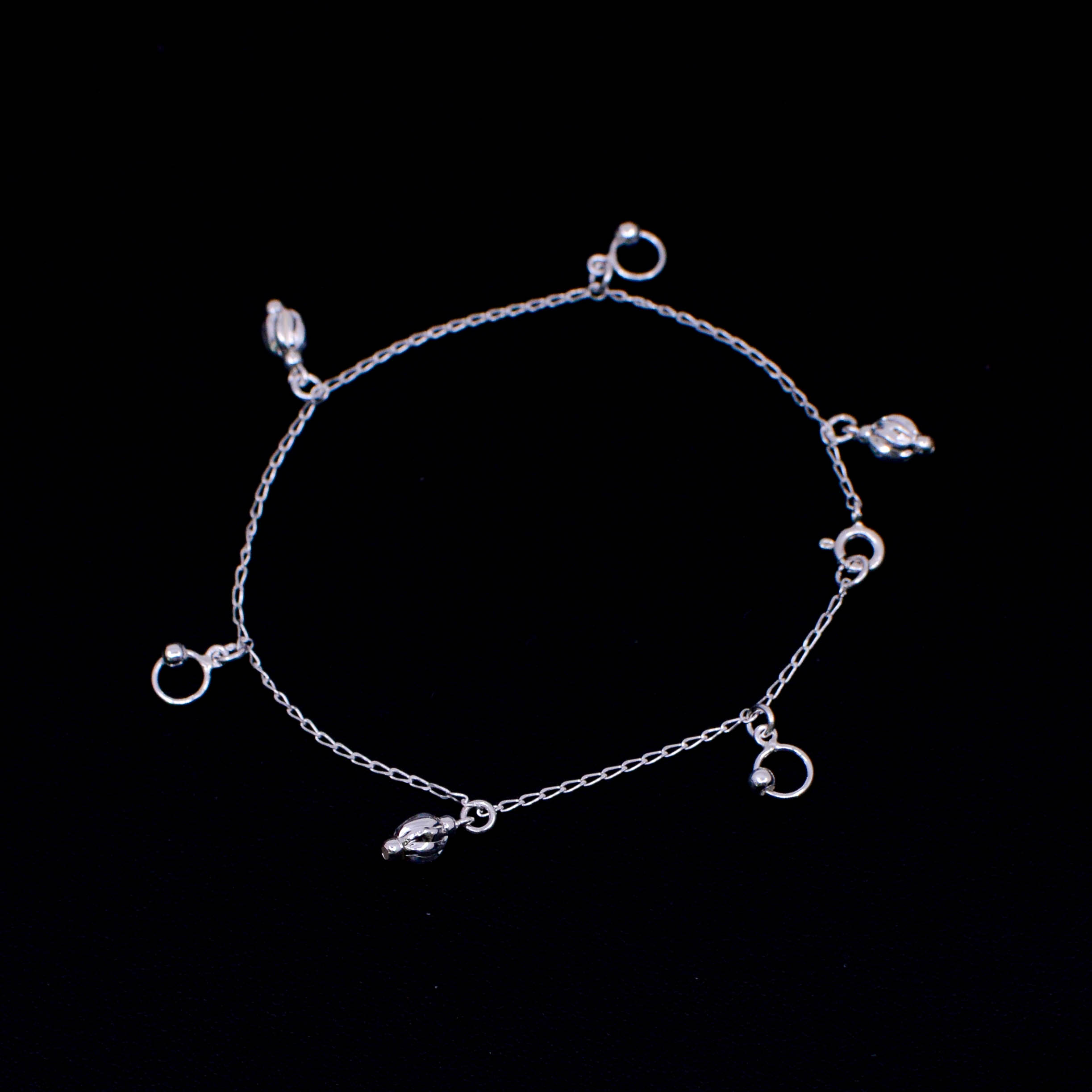 Pulsera Con Colgantes 925 / 19CM