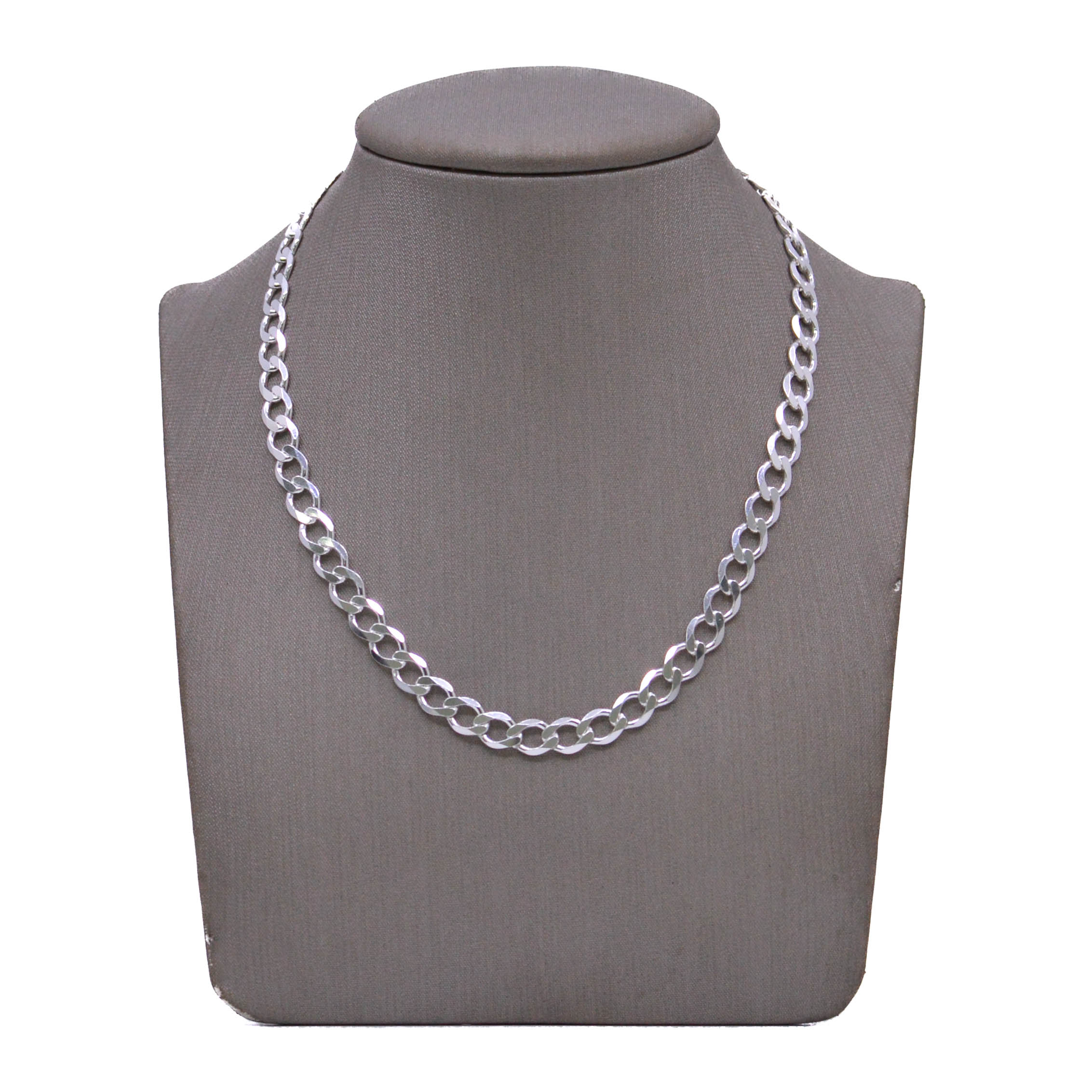 Cadena Grumeta Ancha Plata 925 / 60CM