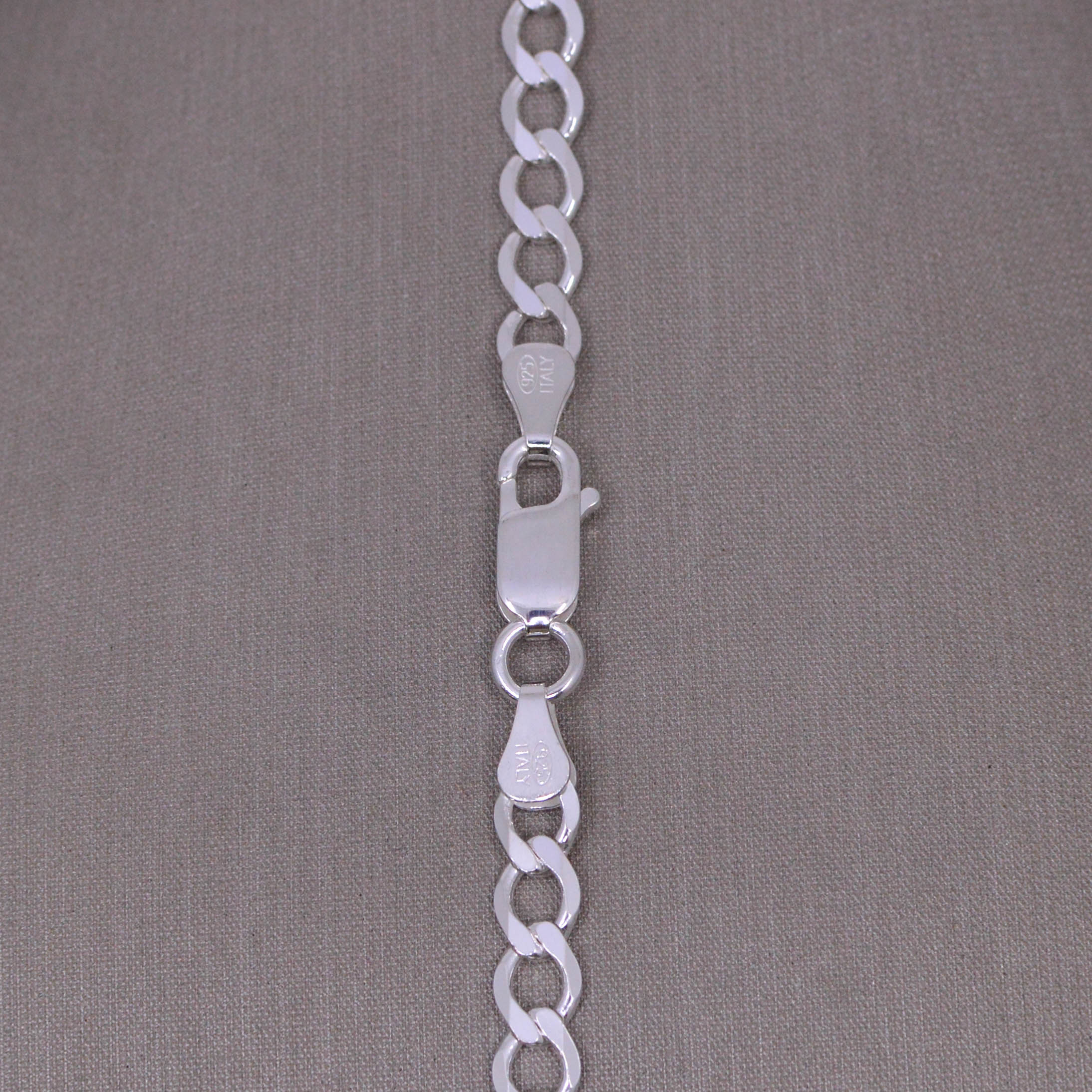 Cadena Grumeta Ancha Plata 925 / 60CM - Image 2