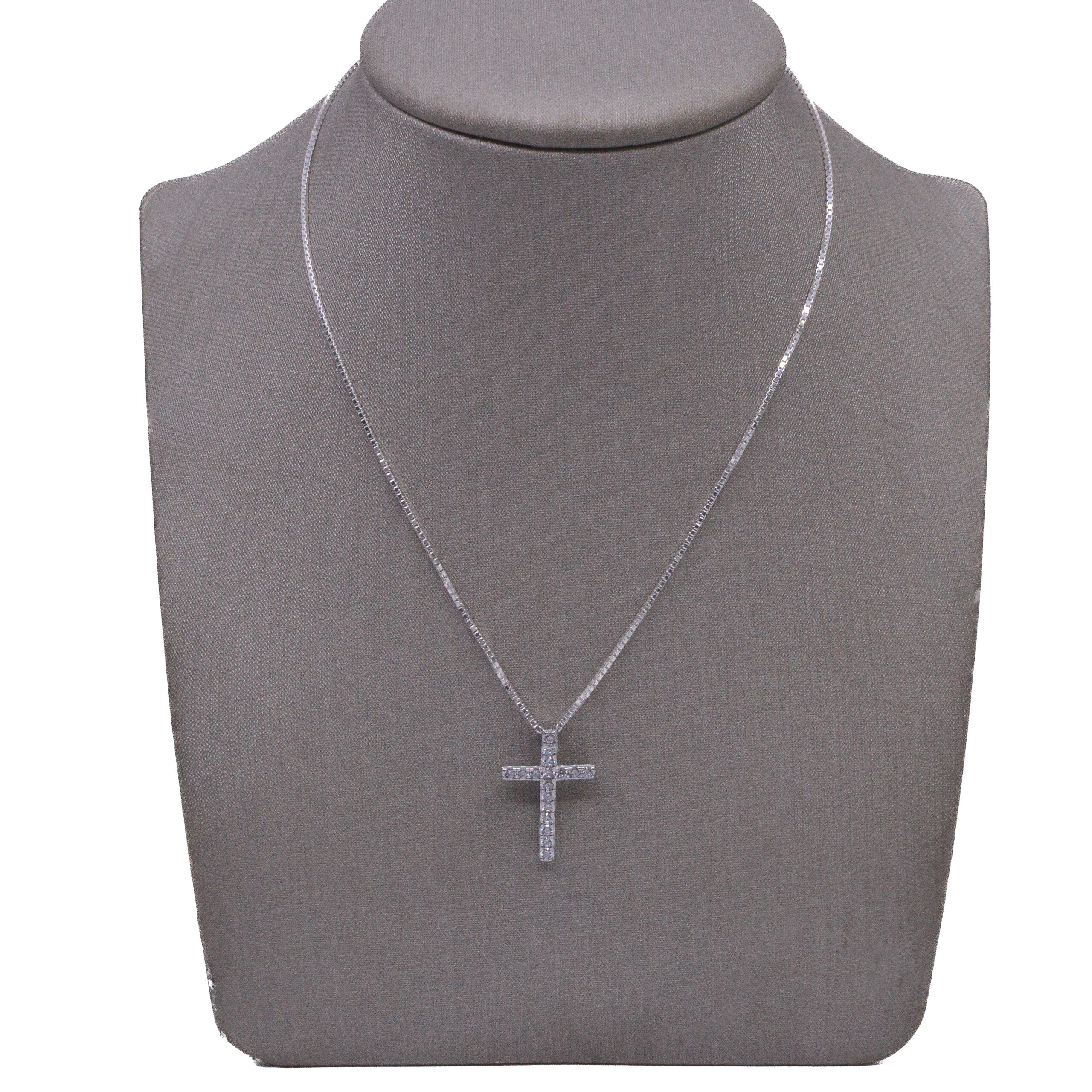 Dije Cruz en Plata con Circones