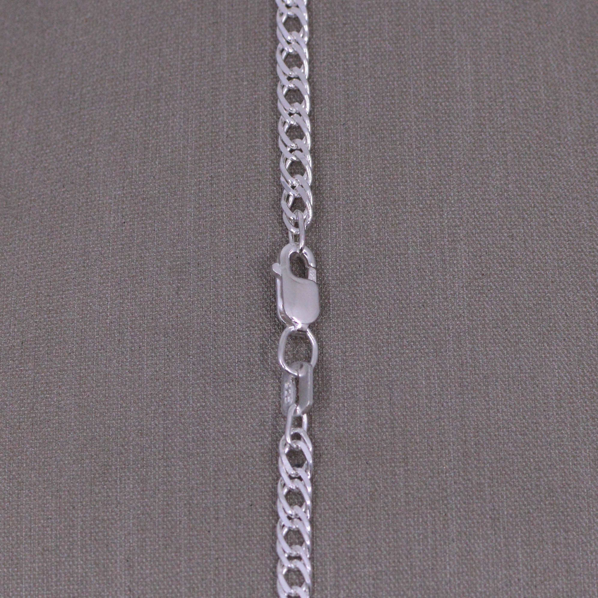 Cadena Grumet Maciza Plata 925 / 60CM - Image 2