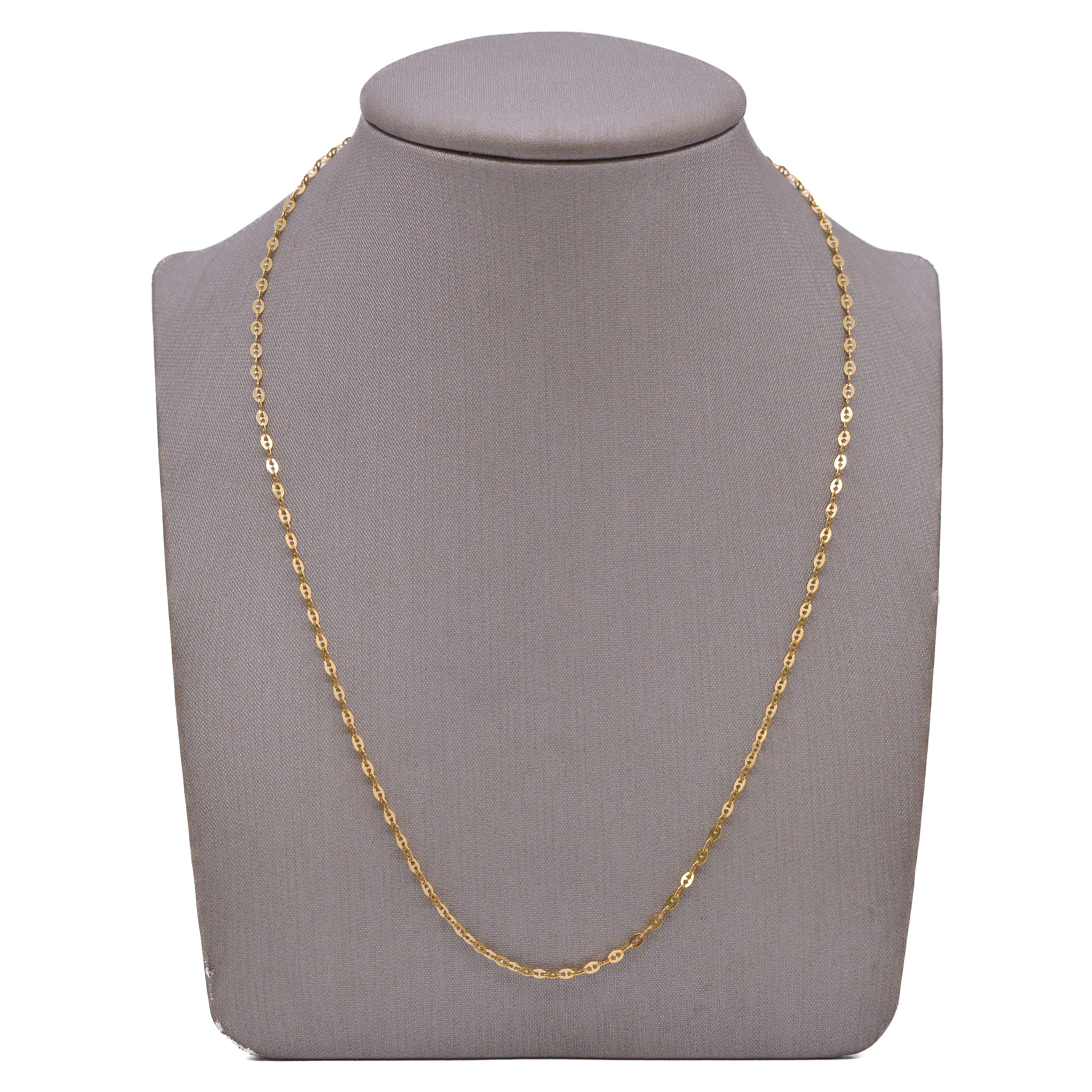 Cadena Mini Forzada Oro 18k / 50cm