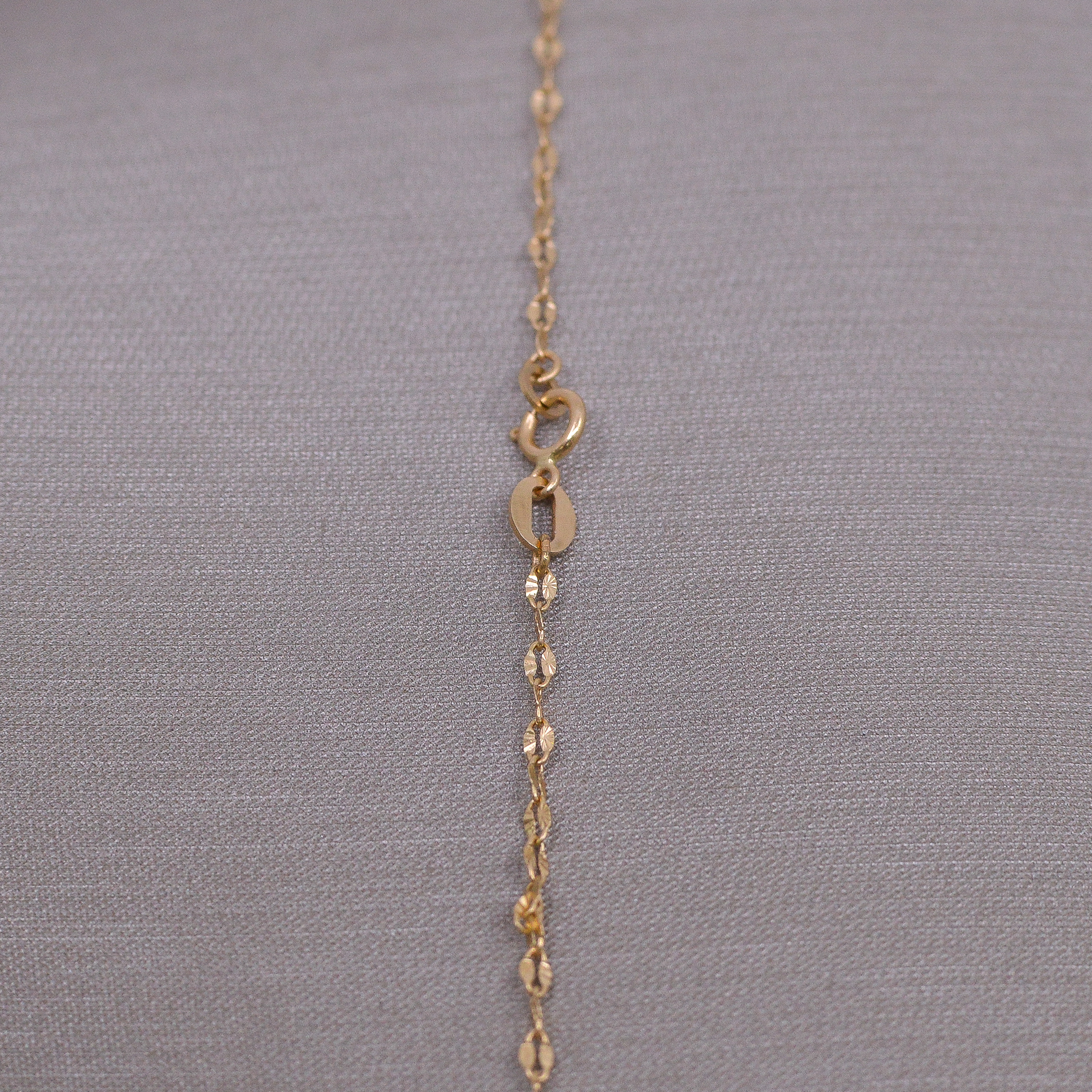 Cadena Mini Forzada Diamantada 18k / 45cm - Image 2