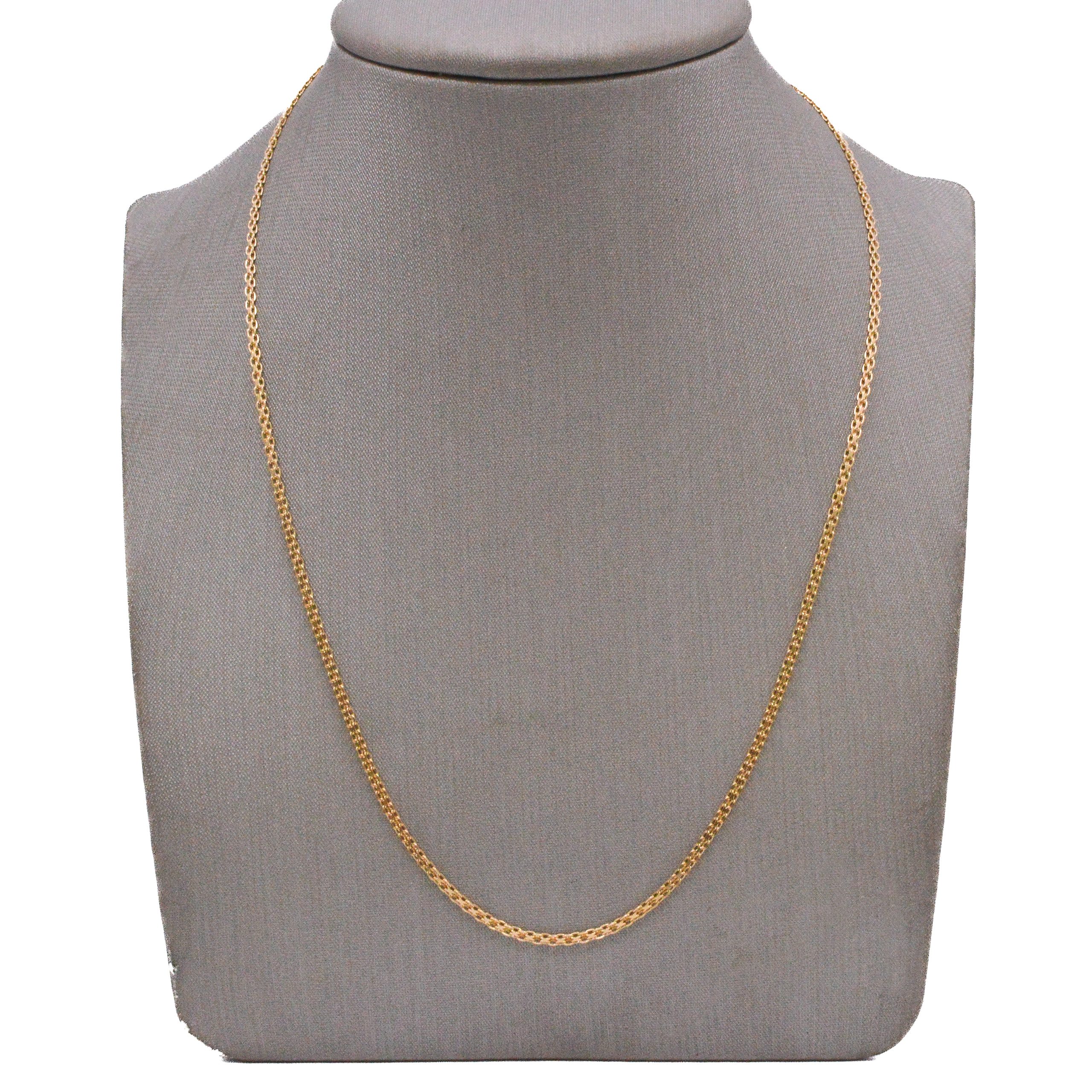 Cadena Bismark Oro 18k / 50cm 1 Carril