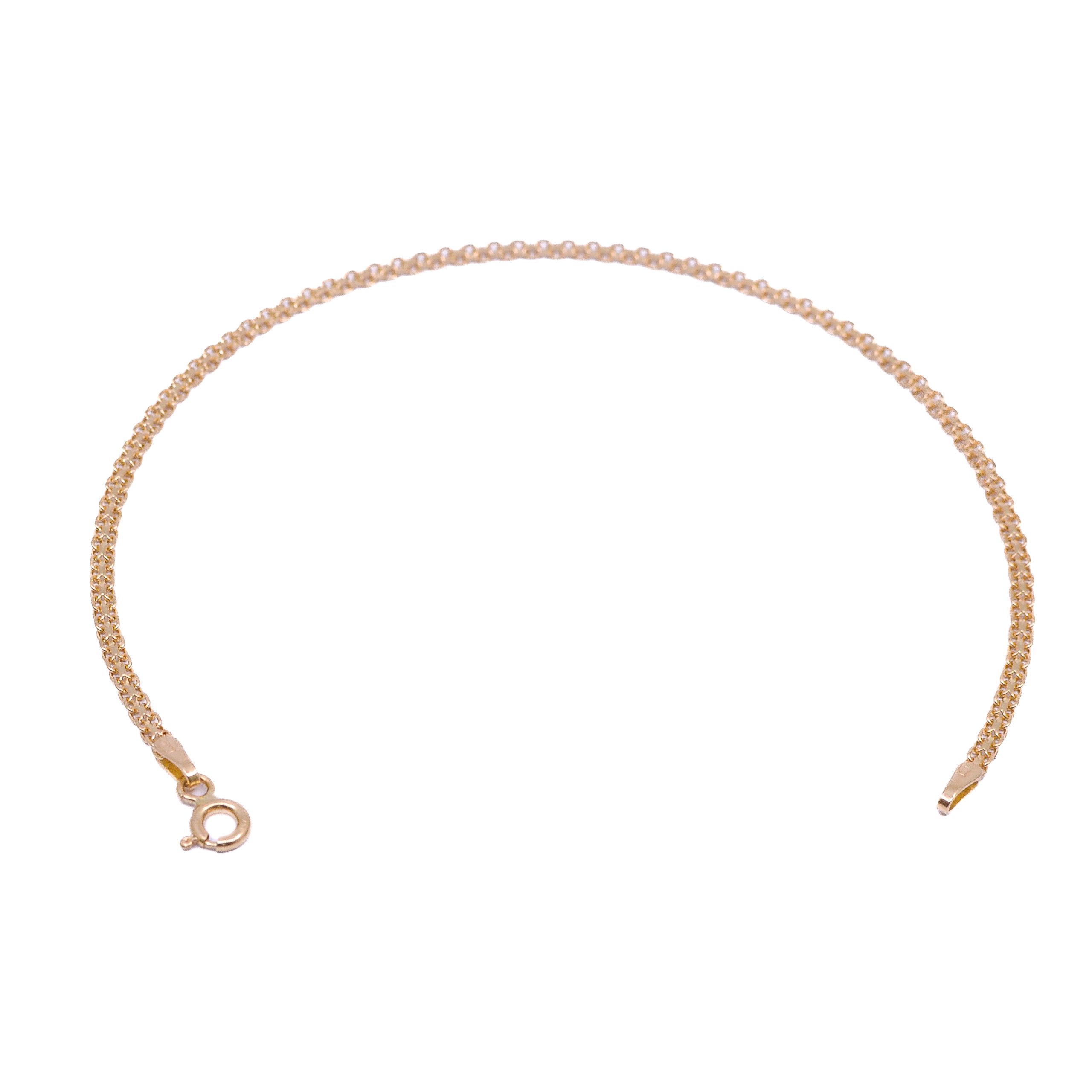 Pulsera Bismark 1 Carril 18k / 19cm