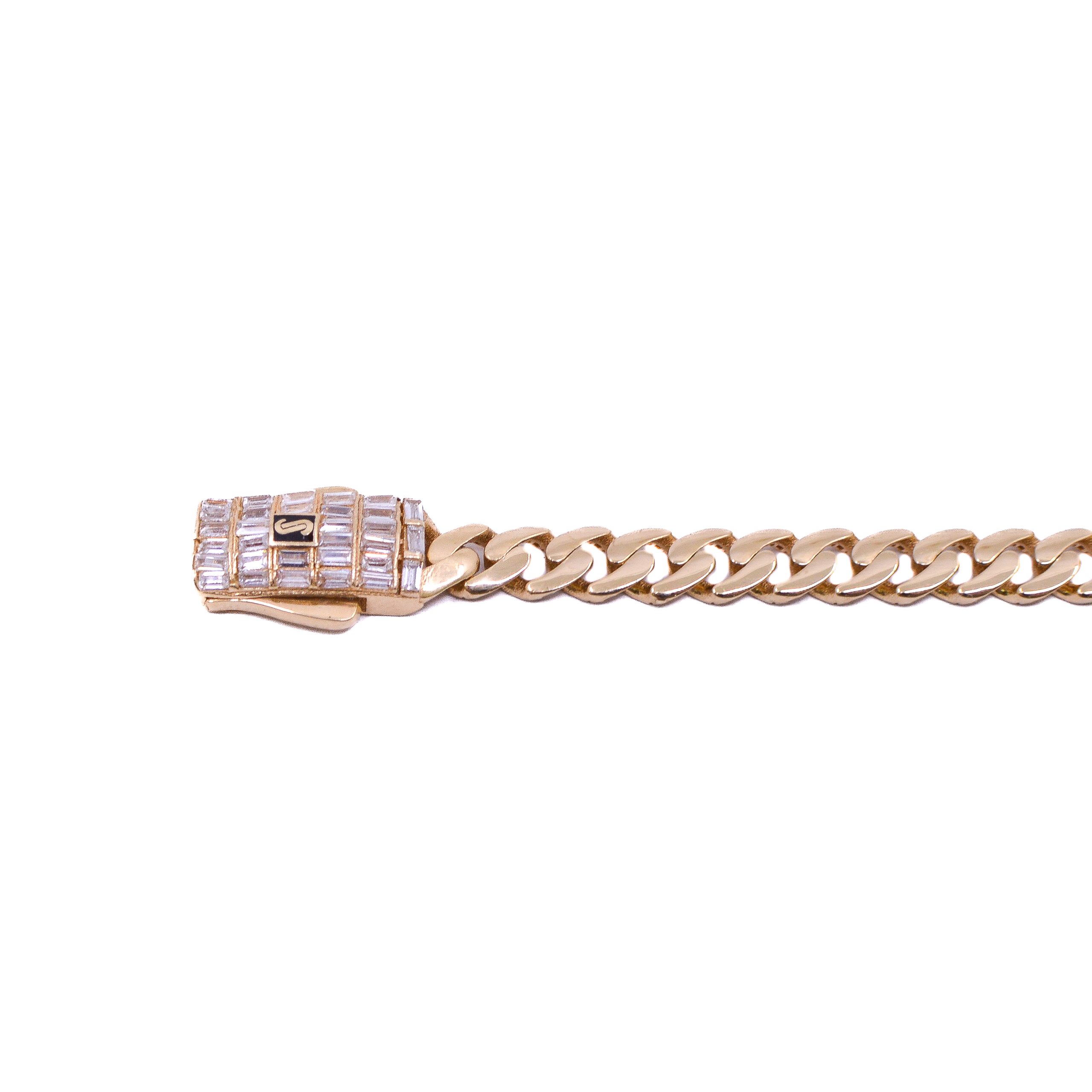 Pulsera Mónaco Oro 18k / 21cm - Image 2