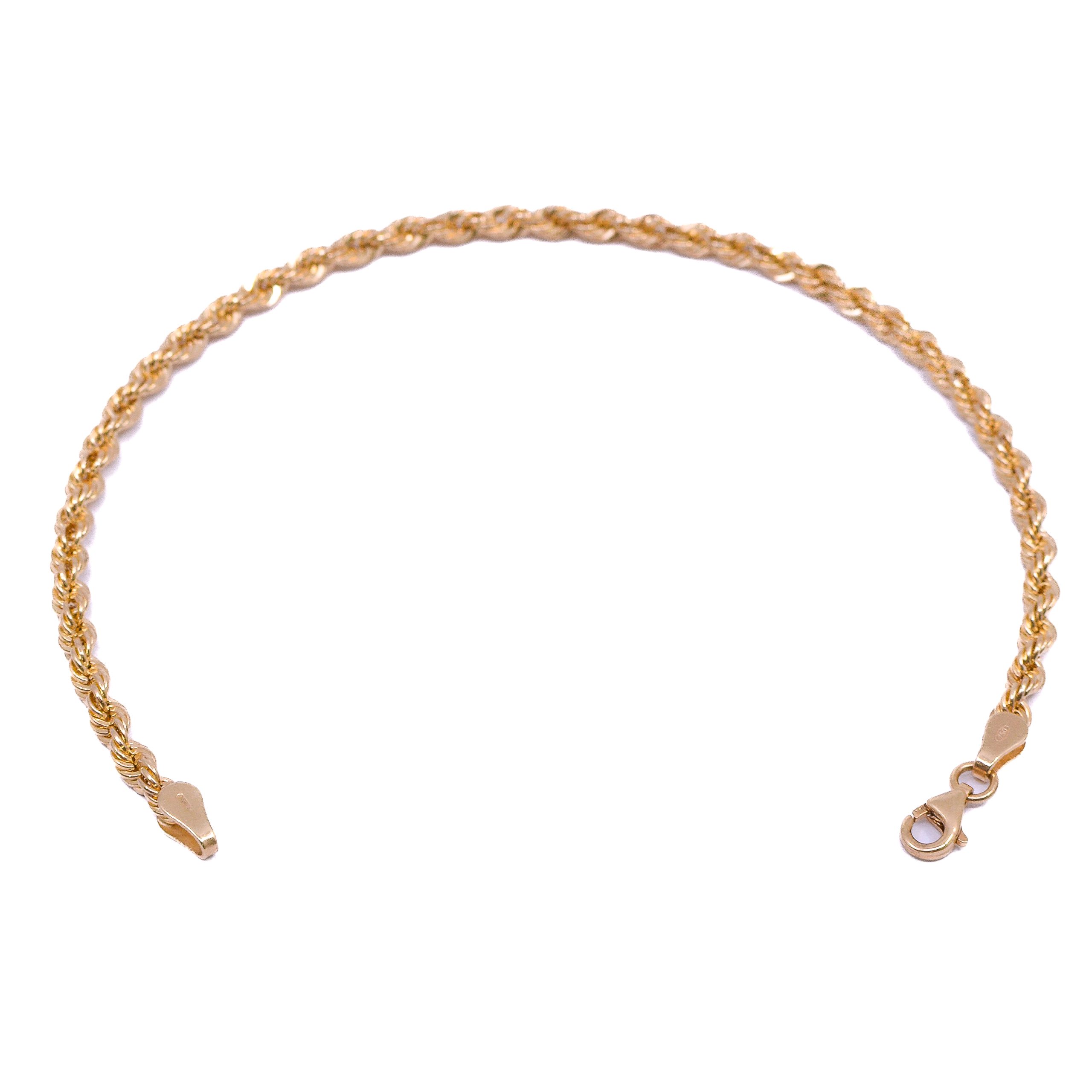Pulsera Cordón 18k / 19.5cm