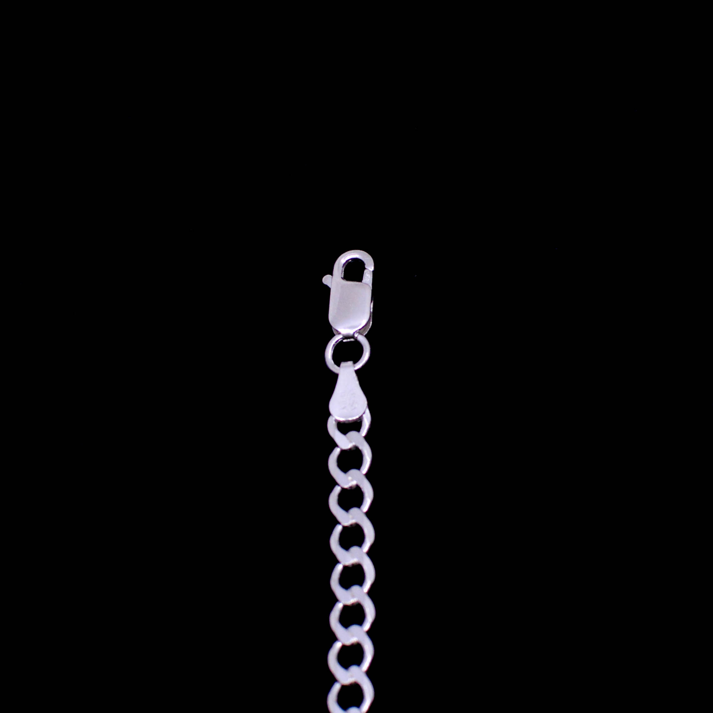 Pulsera Cubana Ancha Plata 925 / 19CM - Image 2